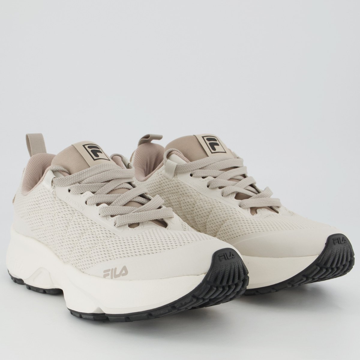 Tenis Fila Elevation Feminino Off-White Off White 2
