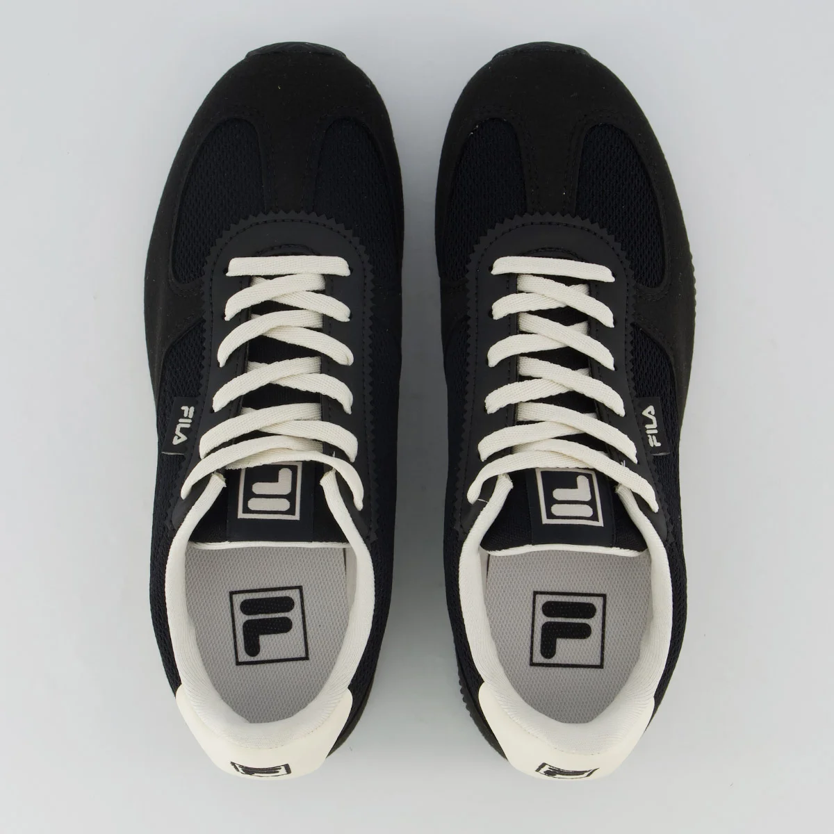 Tenis Fila F-RETRO 2 Feminino Preto e Bege Preto 4