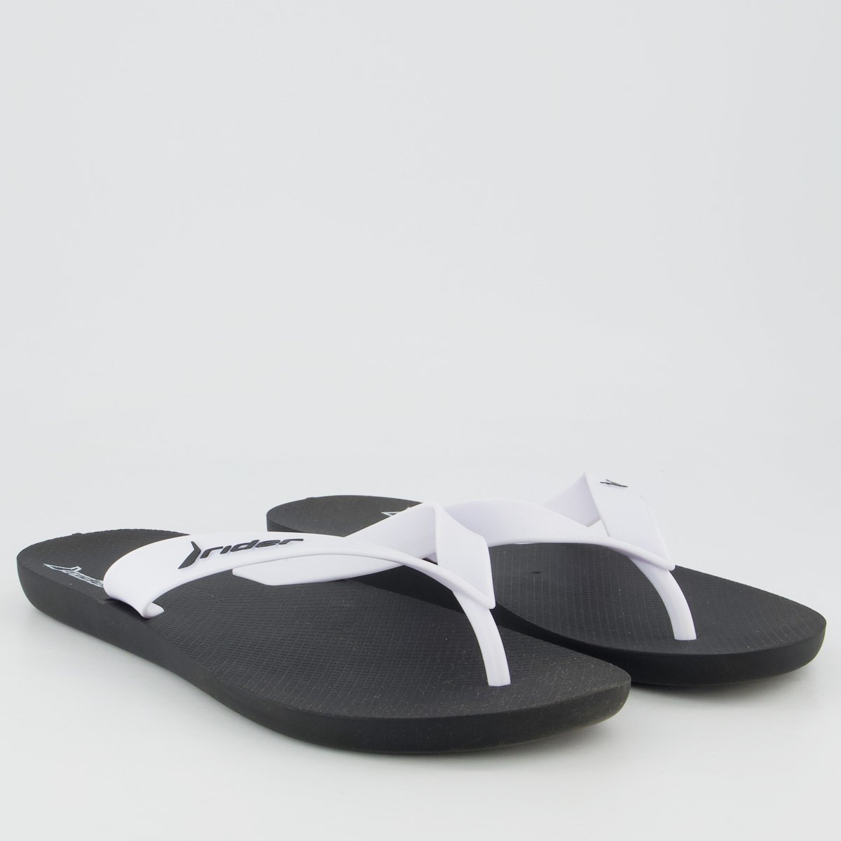 Chinelo Rider Feel Light Preto e Branco Preto/Branco 3