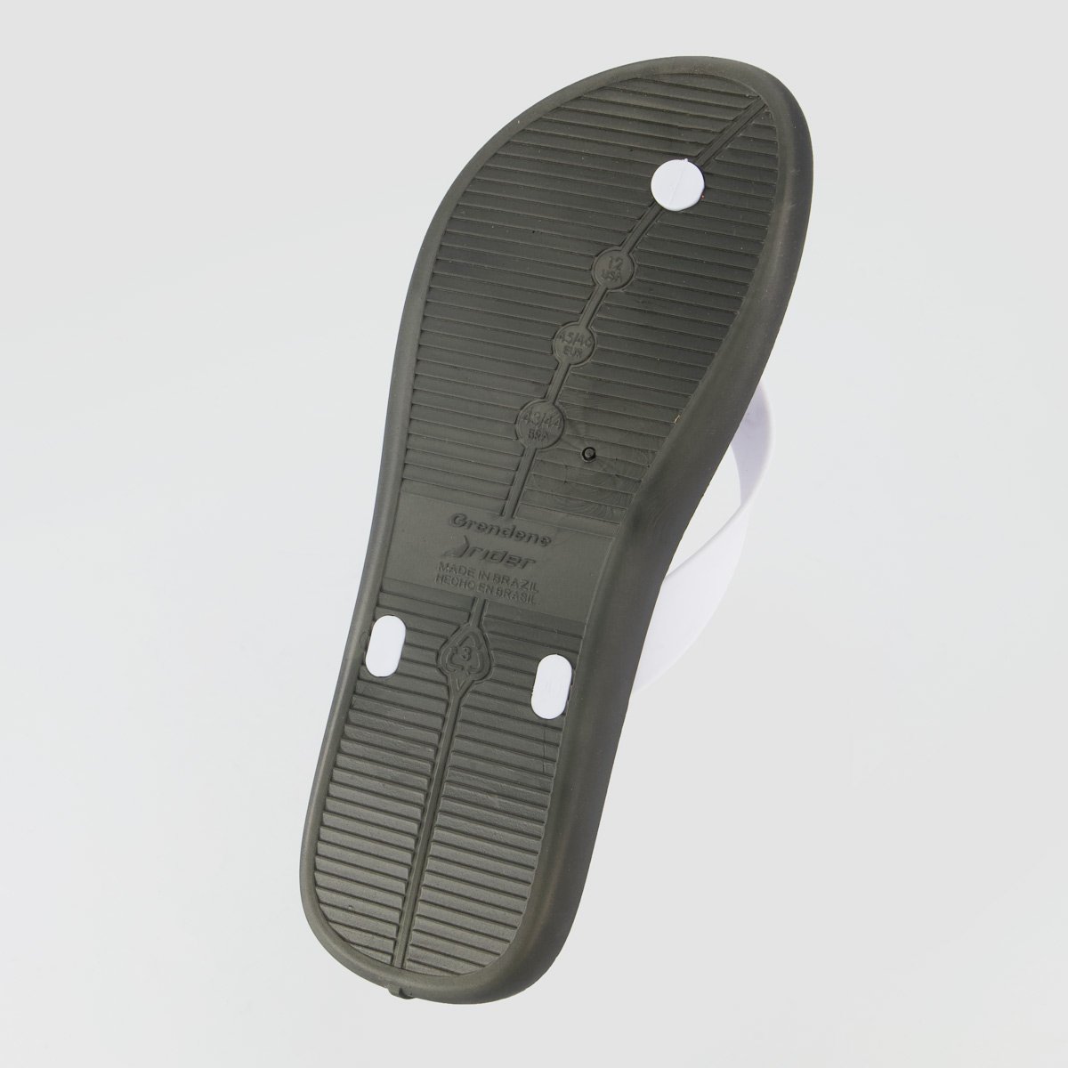 Chinelo Rider Feel Light Preto e Branco Preto/Branco 5