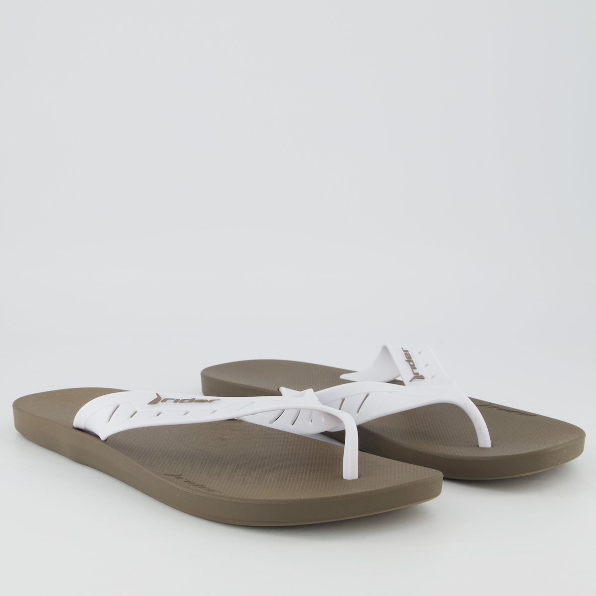 Chinelo Rider Core Up Marrom e Branco Marrom/Branco 3