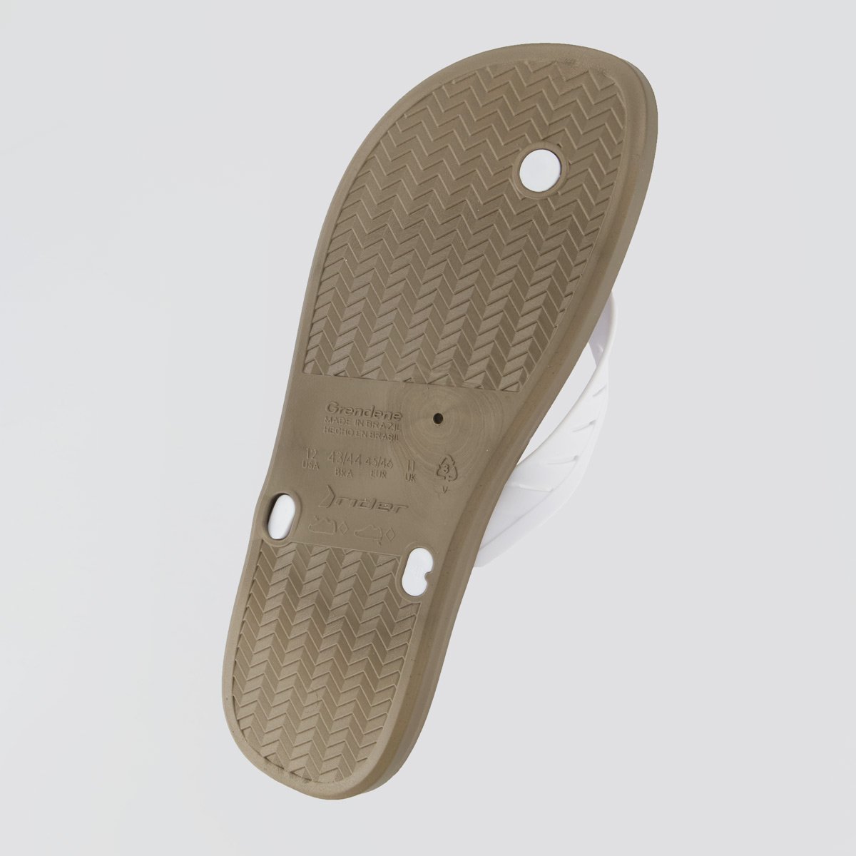 Chinelo Rider Core Up Marrom e Branco Marrom/Branco 5