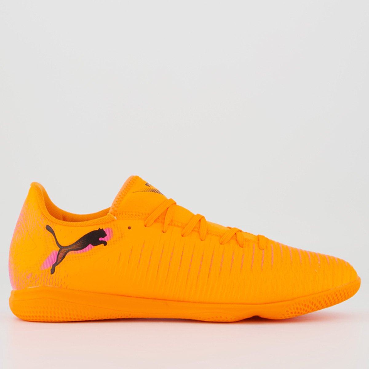 Chuteira Puma Future 8 Play IT Futsal Laranja