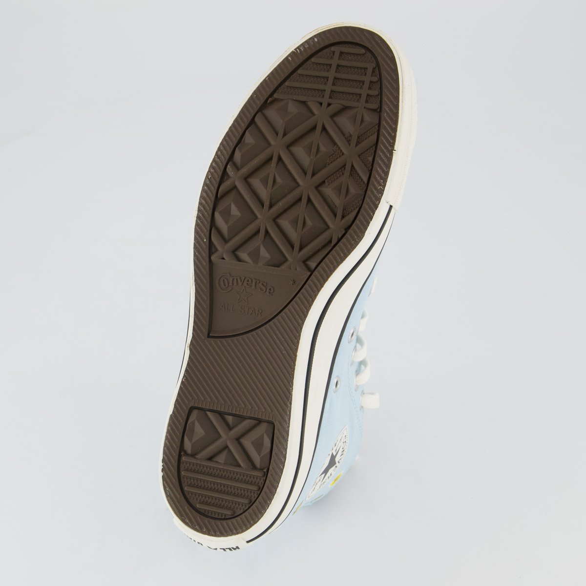 Tênis Converse All Star CK Flores Cano Alto Feminino Azul Azul 5