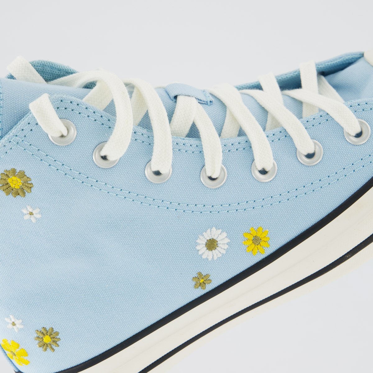 Tênis Converse All Star CK Flores Cano Alto Feminino Azul Azul 7