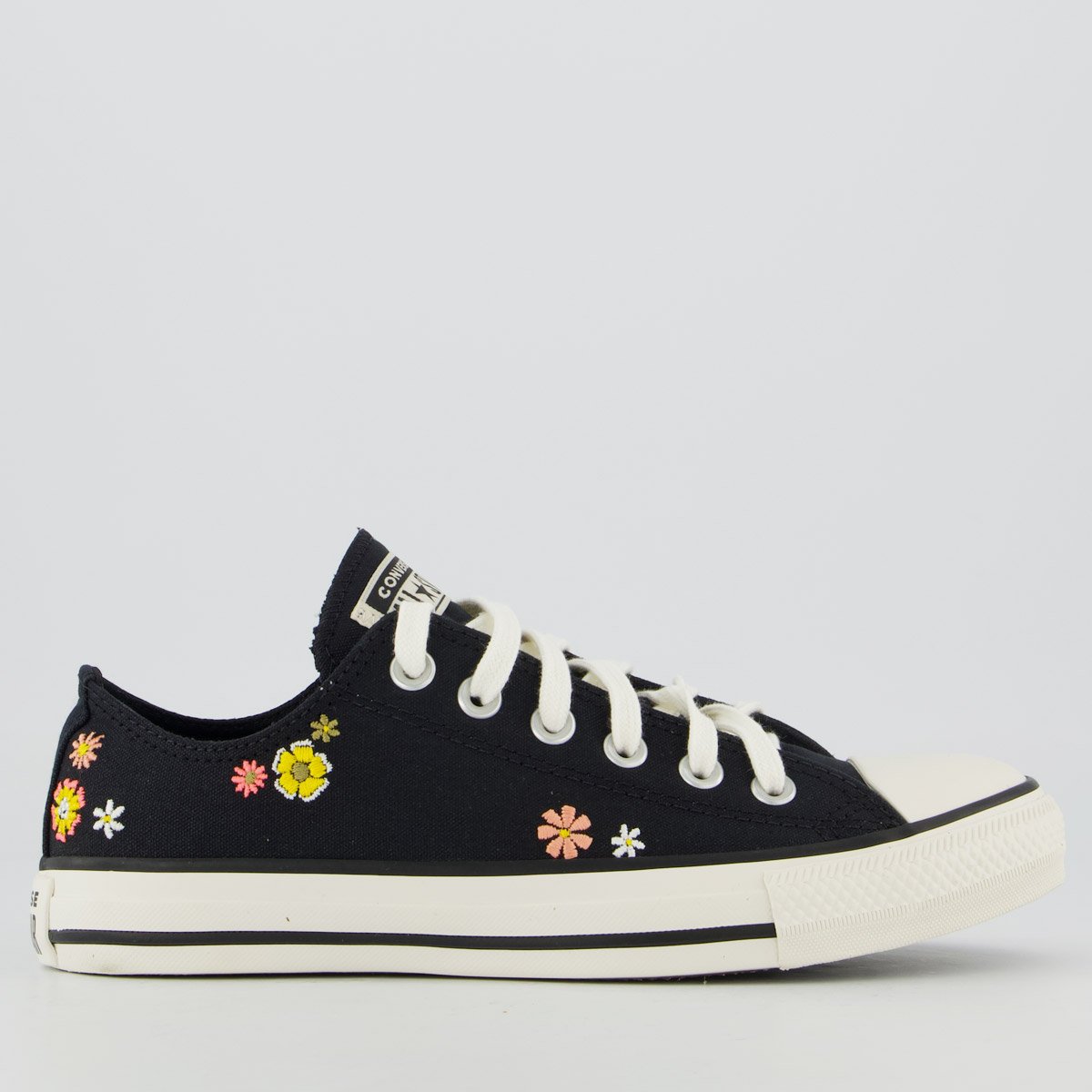Tênis Converse All Star CK Flores Feminino Preto