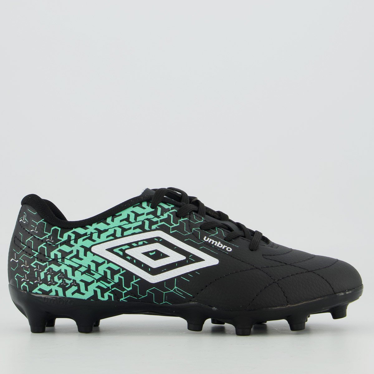 Chuteira Umbro Class Neo Campo Juvenil Preta e Verde