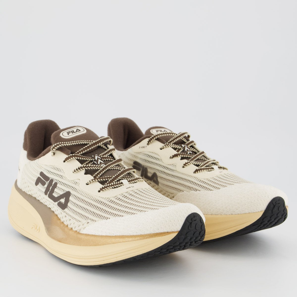 Tenis Fila Racer Speedzone Se Bege e Marrom Bege/Marrom 2