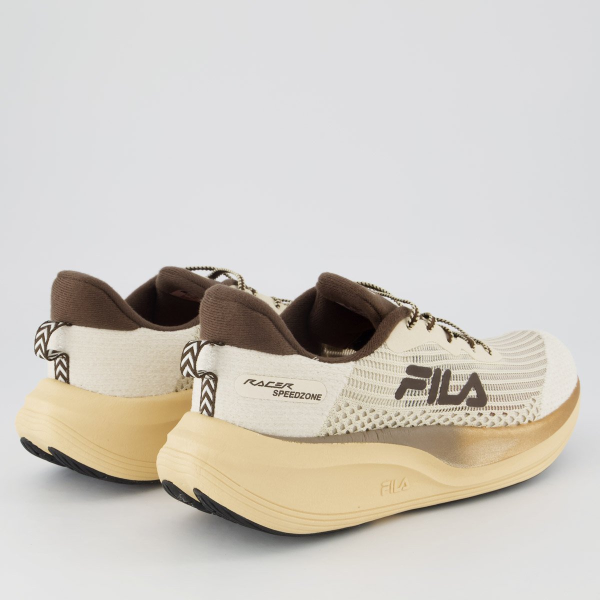 Tenis Fila Racer Speedzone Se Bege e Marrom Bege/Marrom 3