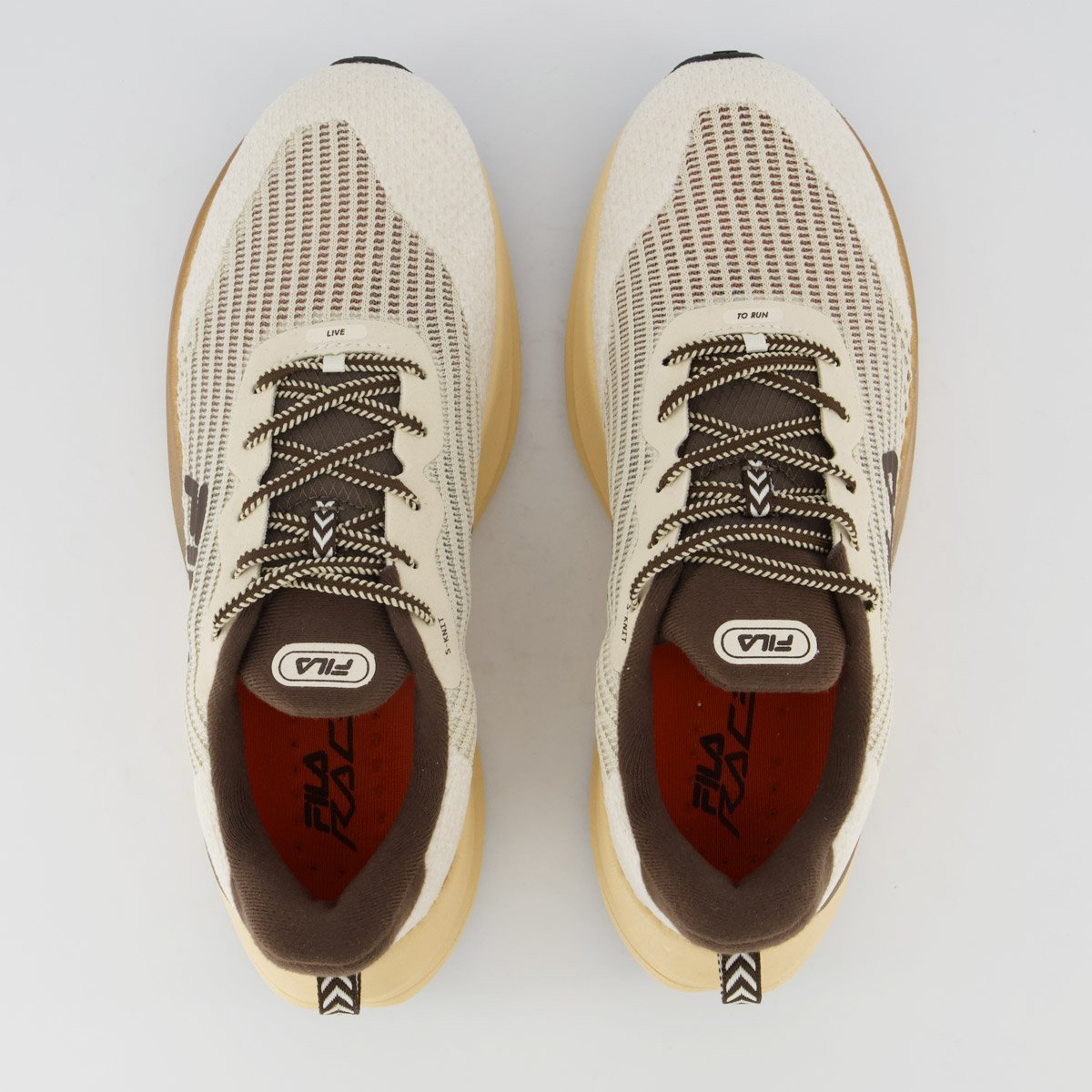 Tenis Fila Racer Speedzone Se Bege e Marrom Bege/Marrom 4