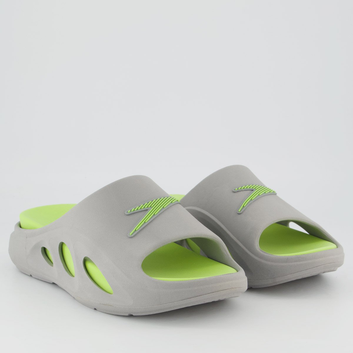 Chinelo Speedo PC320 Cinza e Verde Cinza/Verde 3