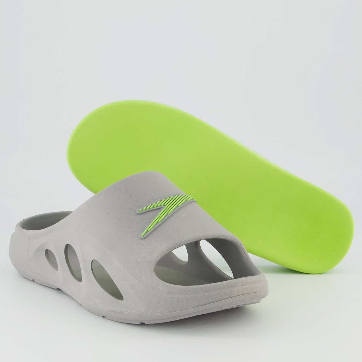 Chinelo Speedo PC320 Cinza e Verde Cinza/Verde 5