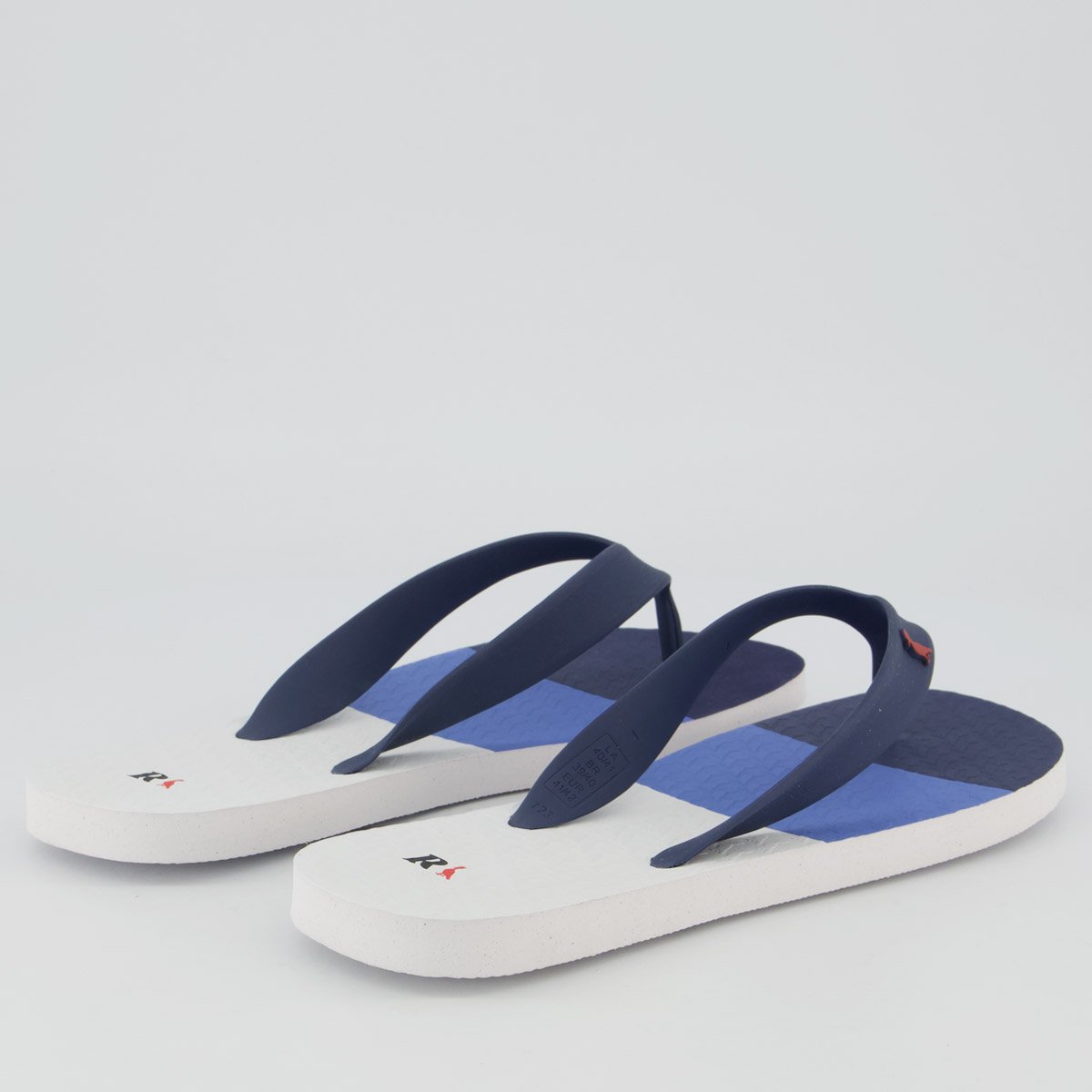Chinelo Reserva Trancoso Azul e Branco Azul 4