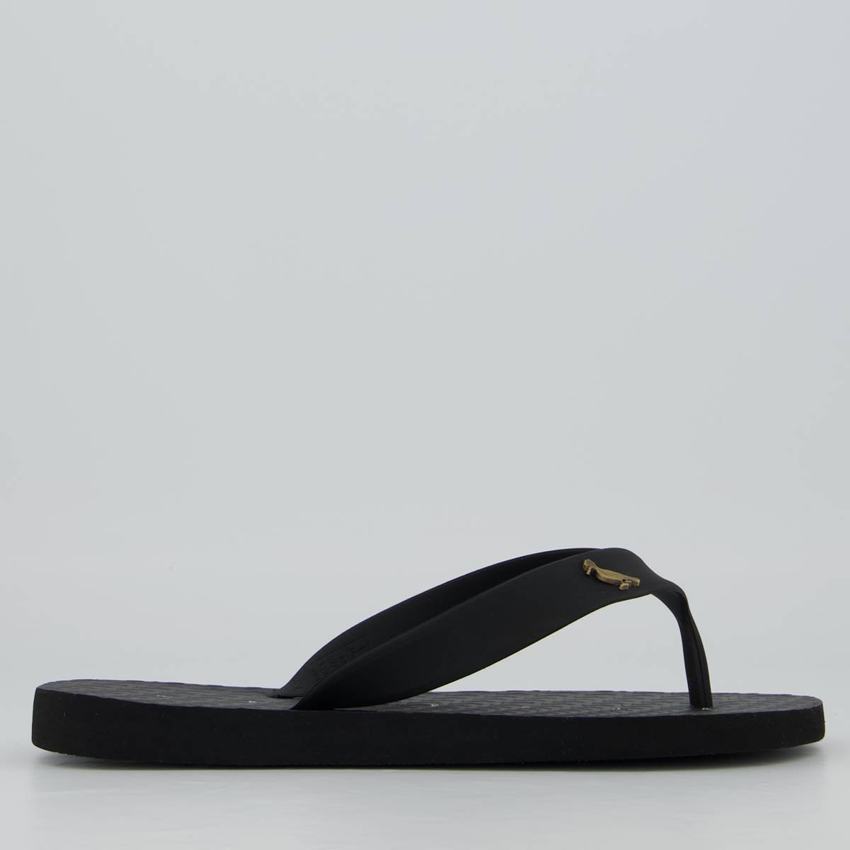 Chinelo Reserva Trancoso Preto e Dourado Preto 2