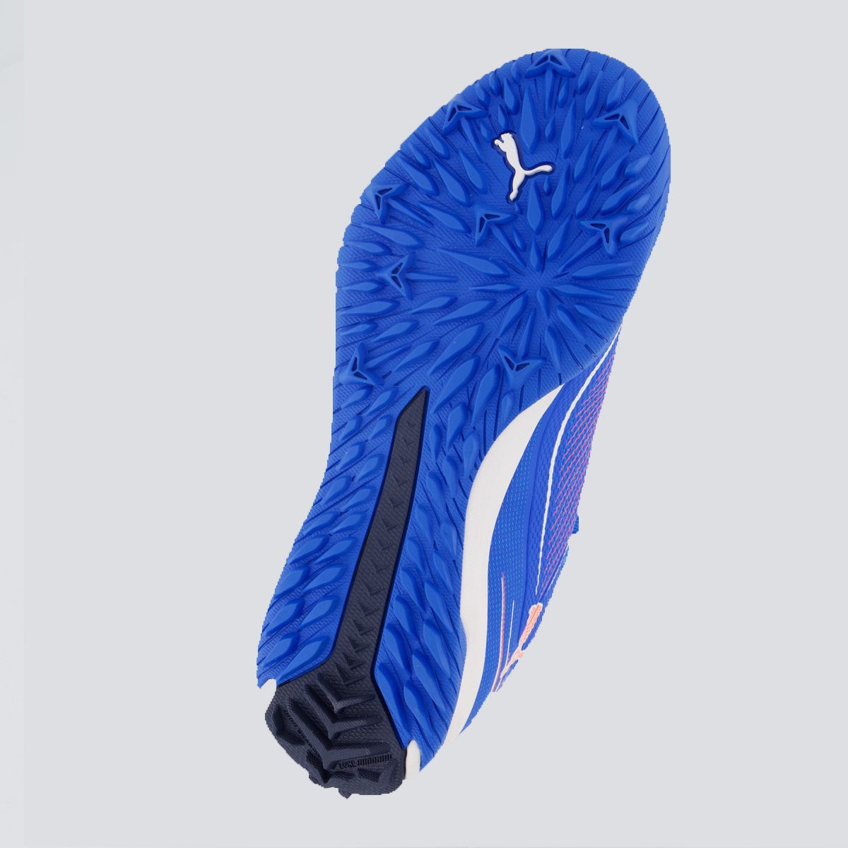 Chuteira Puma Ultra 6 Match IT + MID Society Juvenil Azul e Vermelho Azul 5