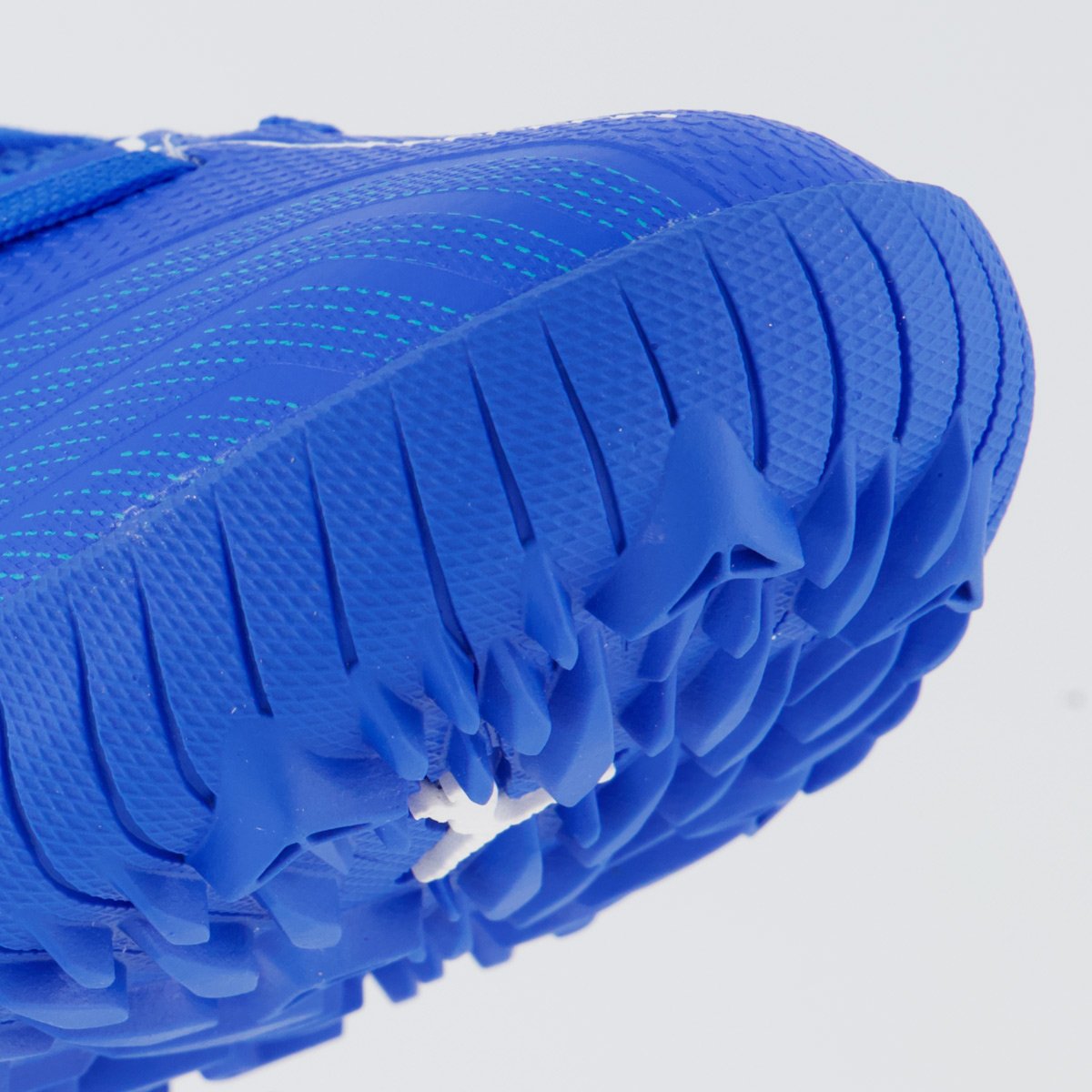 Chuteira Puma Ultra 6 Match IT + MID Society Juvenil Azul e Vermelho Azul 8