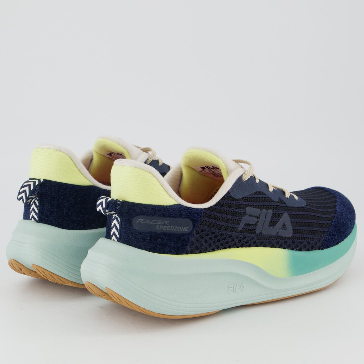 Tenis Fila Racer Speedzone Se Marinho e Bege Azul Marinho/Bege 3