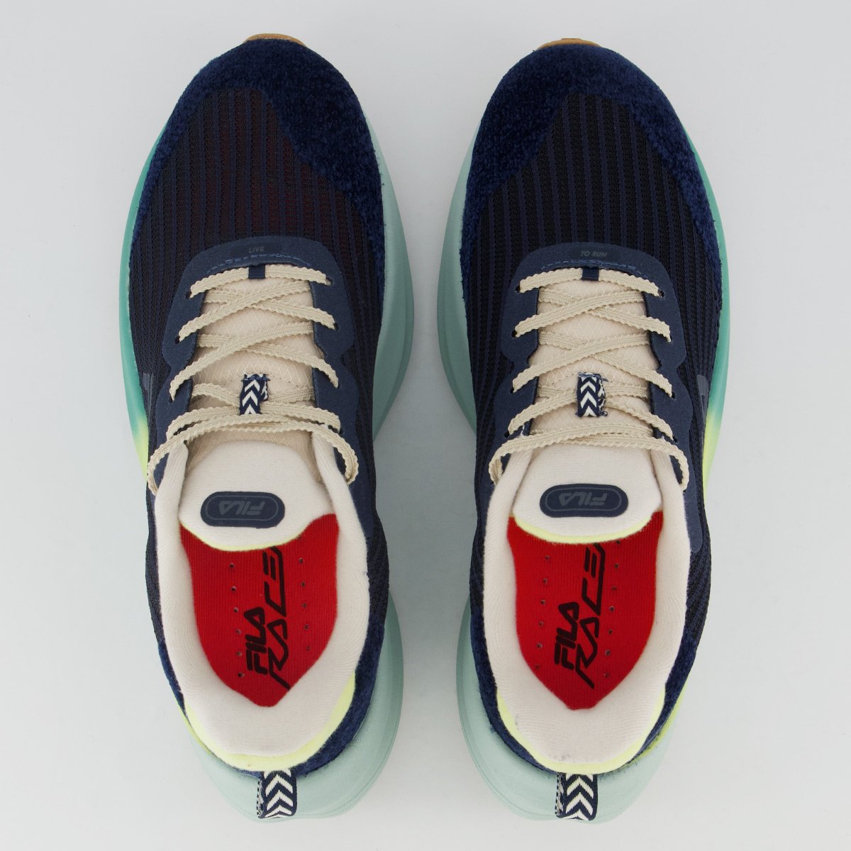 Tenis Fila Racer Speedzone Se Marinho e Bege Azul Marinho/Bege 4