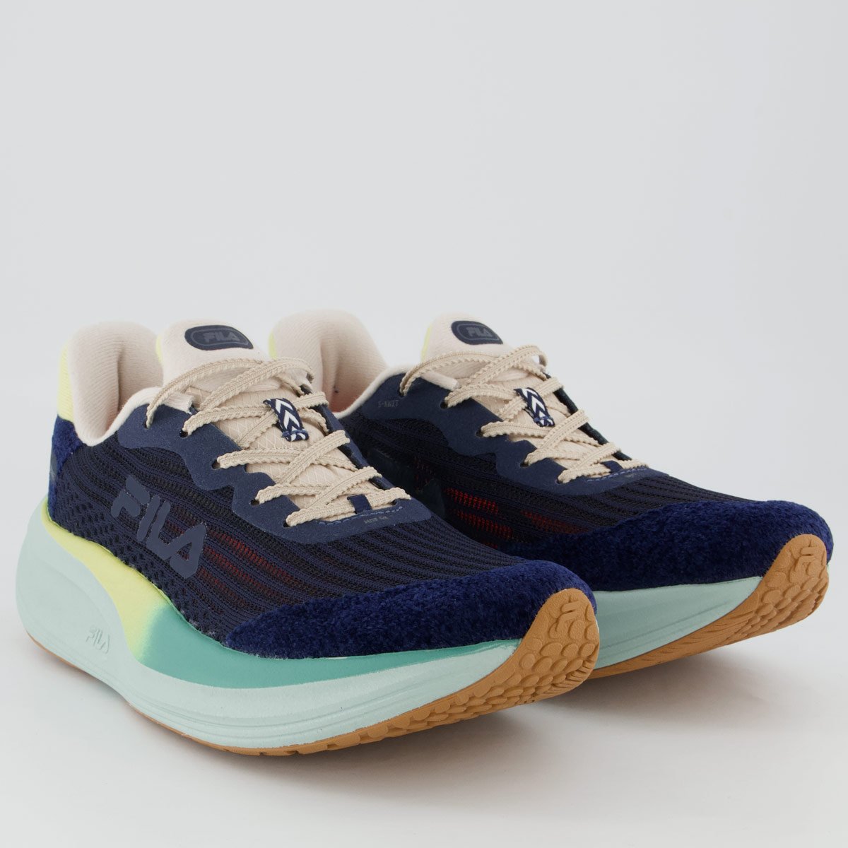 Tenis Fila Racer Speedzone Se Feminino Marinho e Bege Azul Marinho 2