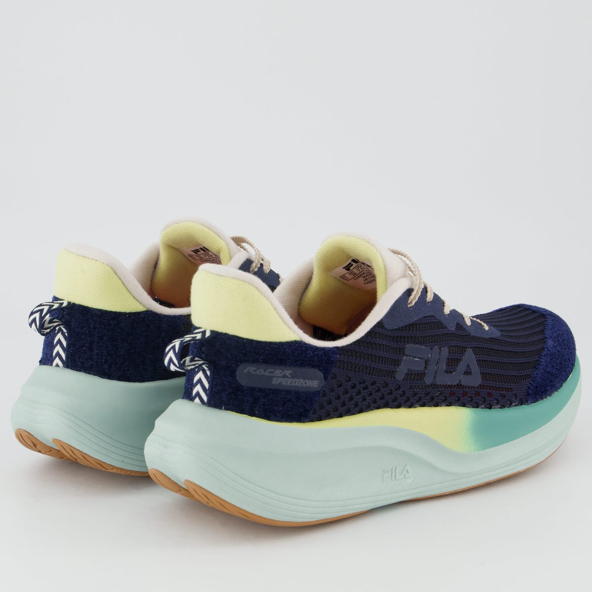 Tenis Fila Racer Speedzone Se Feminino Marinho e Bege Azul Marinho 3