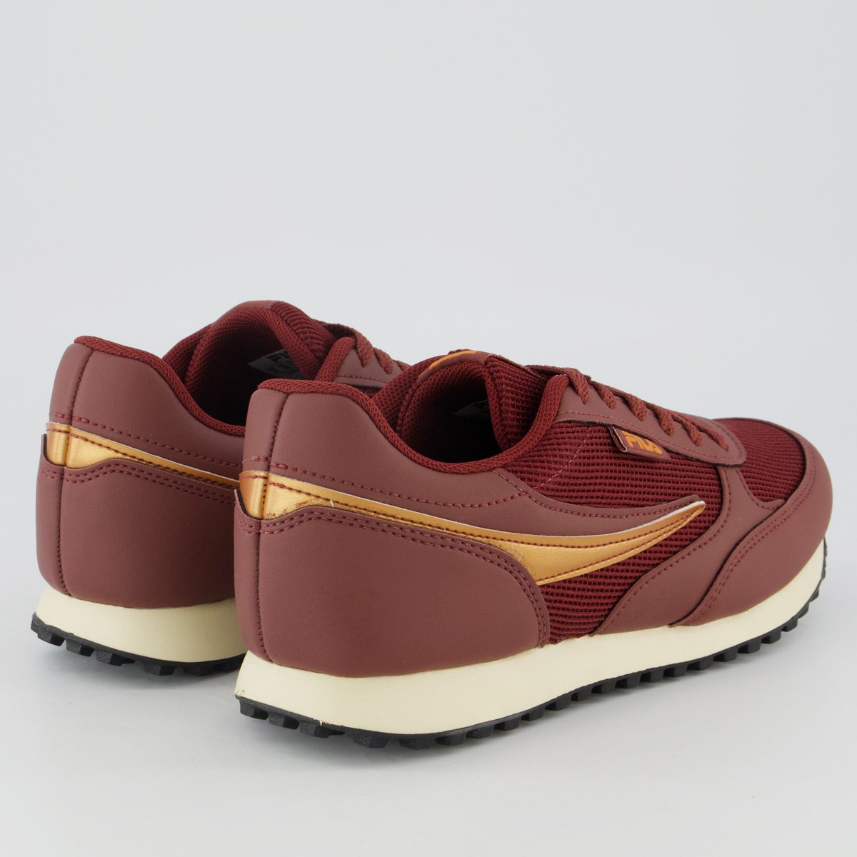 Tênis Fila Renno Classic Feminino Bordô Bordô 3