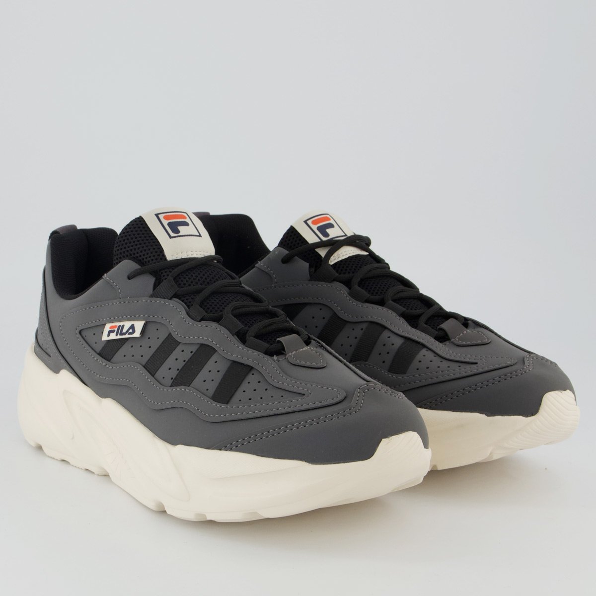 Tênis Fila Street Fit 3 Cinza e Preto Cinza