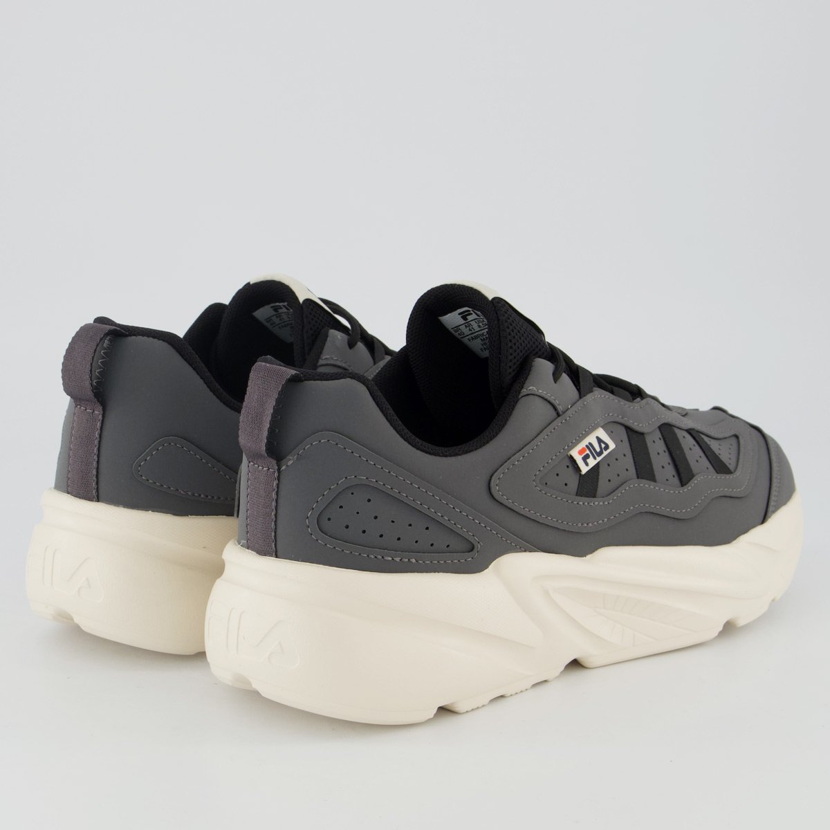 Tênis Fila Street Fit 3 Cinza e Preto Cinza 3