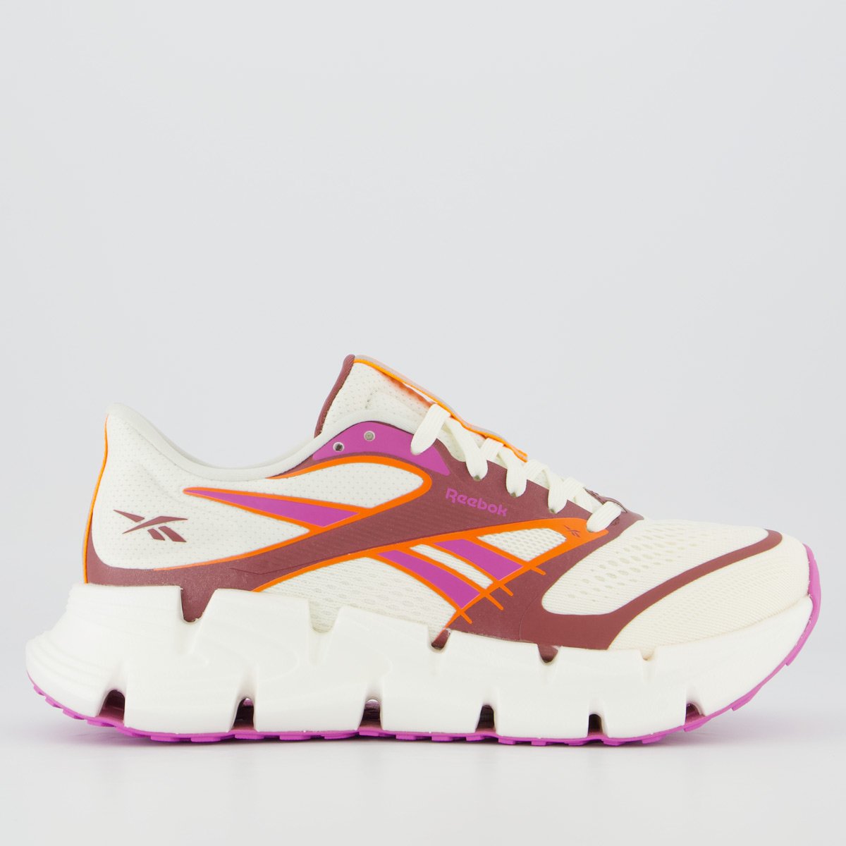 Tênis Reebok Floatzig 2 Feminino Branco e Rosa