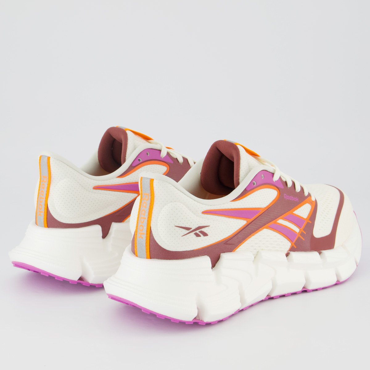 Tênis Reebok Floatzig 2 Feminino Branco e Rosa Branco/Rosa 3