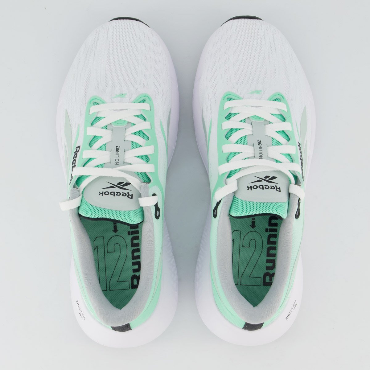 Tênis Reebok Zignition Feminino Branco e Verde Branco/Verde 4