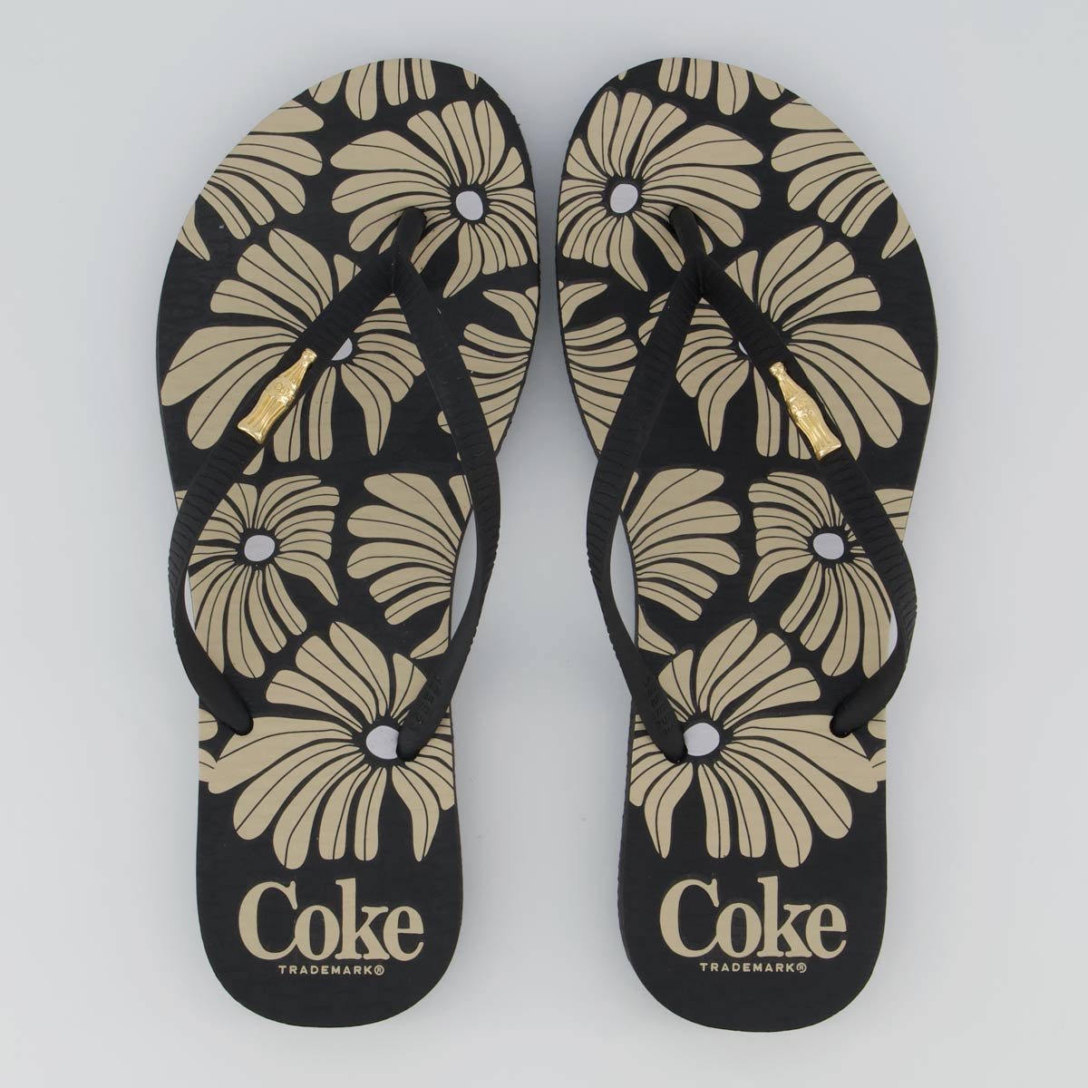 Chinelo Coca Cola Renny Feminino Preto