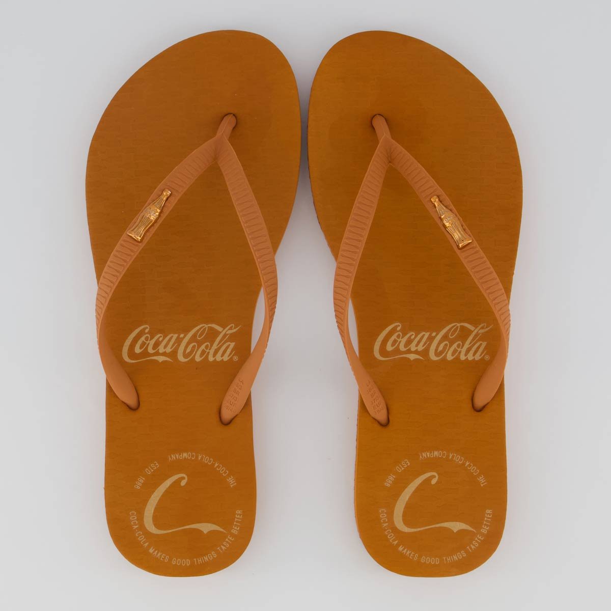 Chinelo Coca Cola Hodges Feminino Marrom