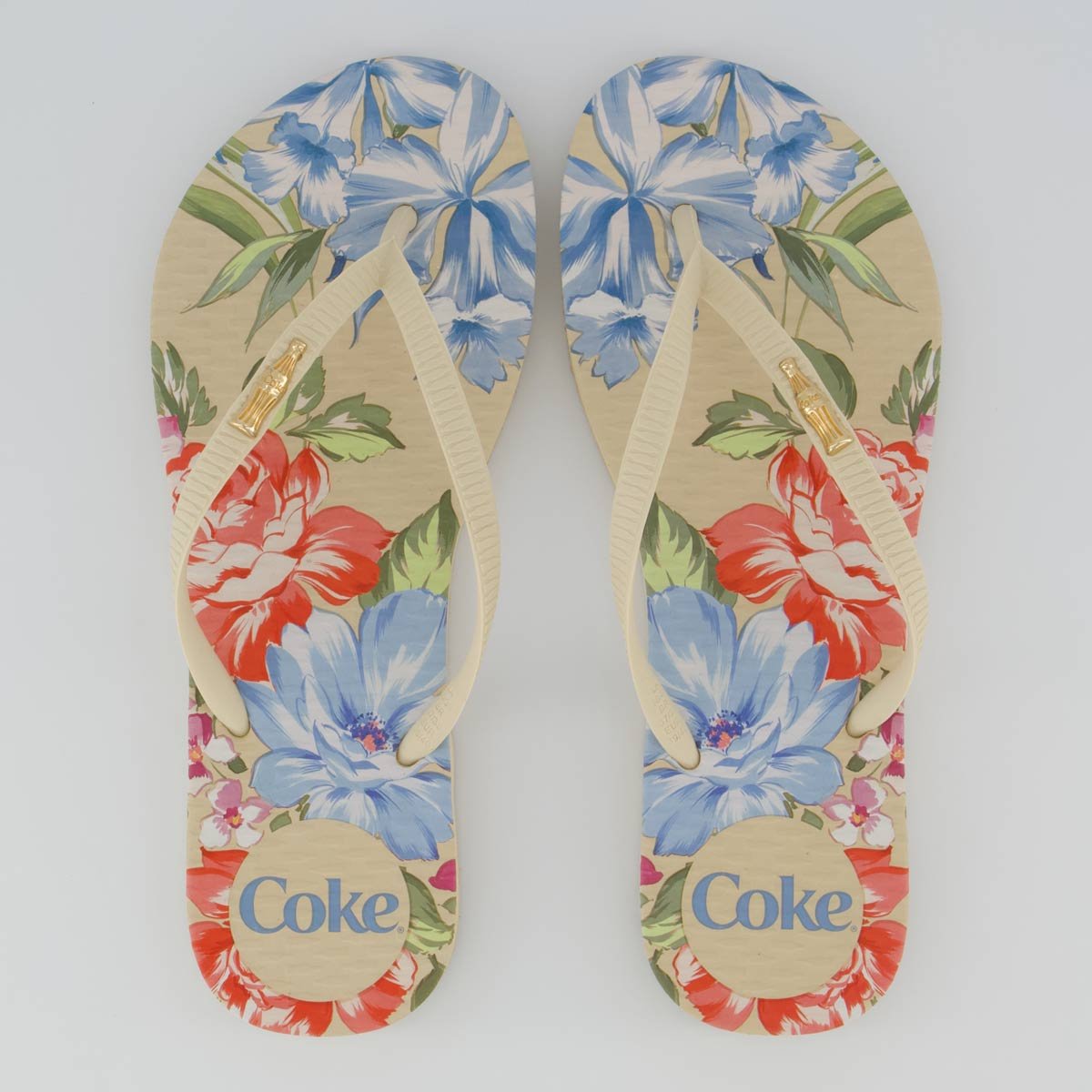 Chinelo Coca Cola Ander Feminino Off White