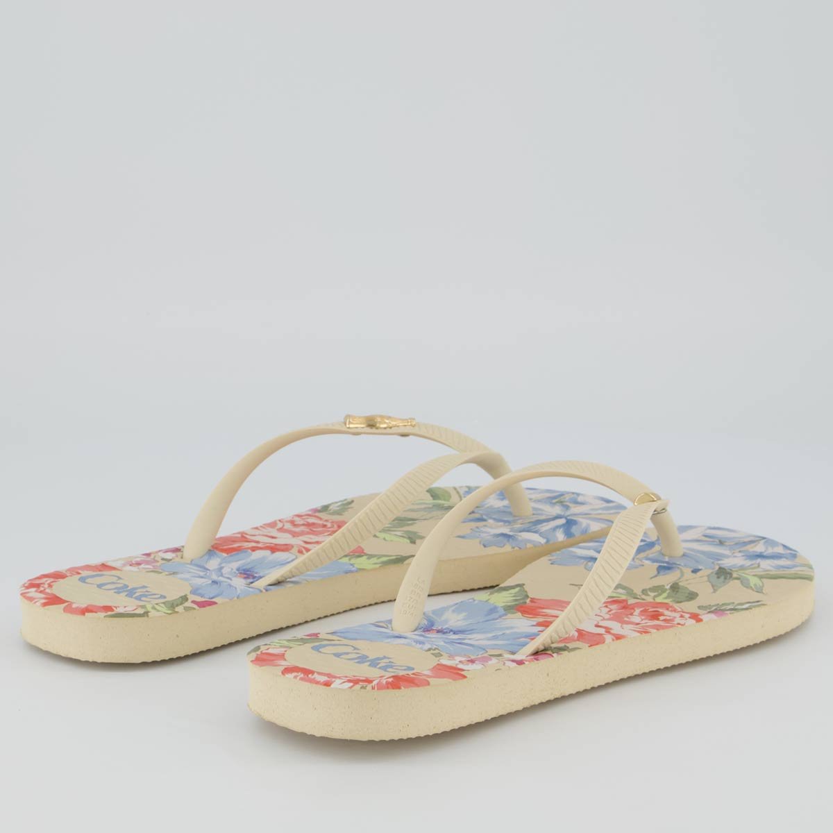Chinelo Coca Cola Ander Feminino Off White Off White 4
