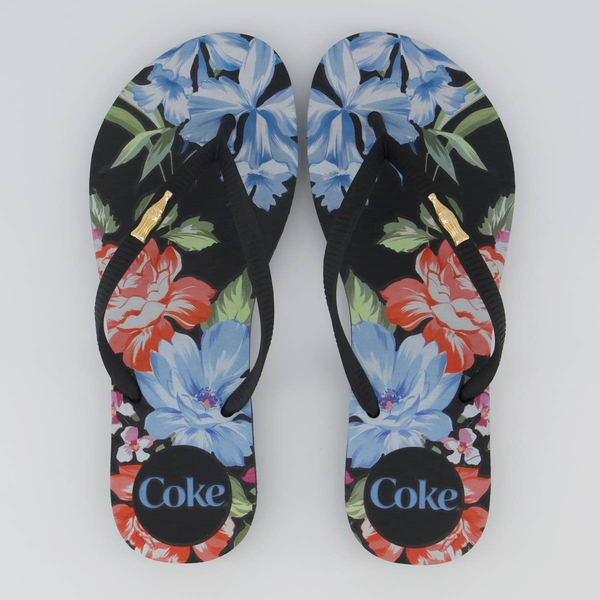 Chinelo Coca Cola Ander Feminino Preto