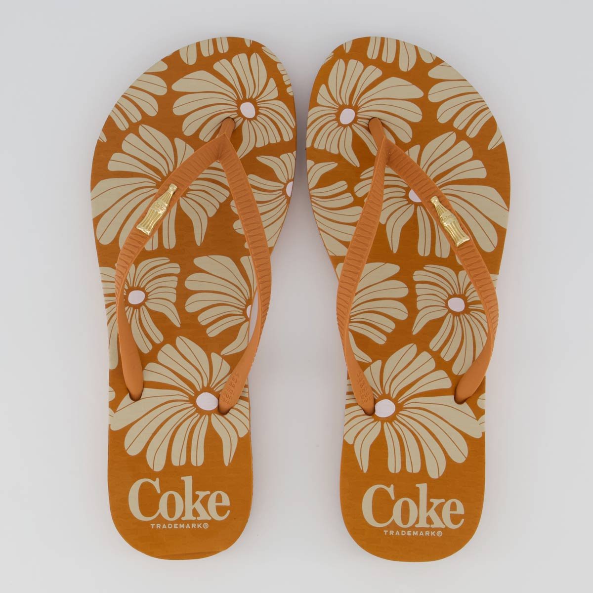 Chinelo Coca Cola Renny Feminino Marrom
