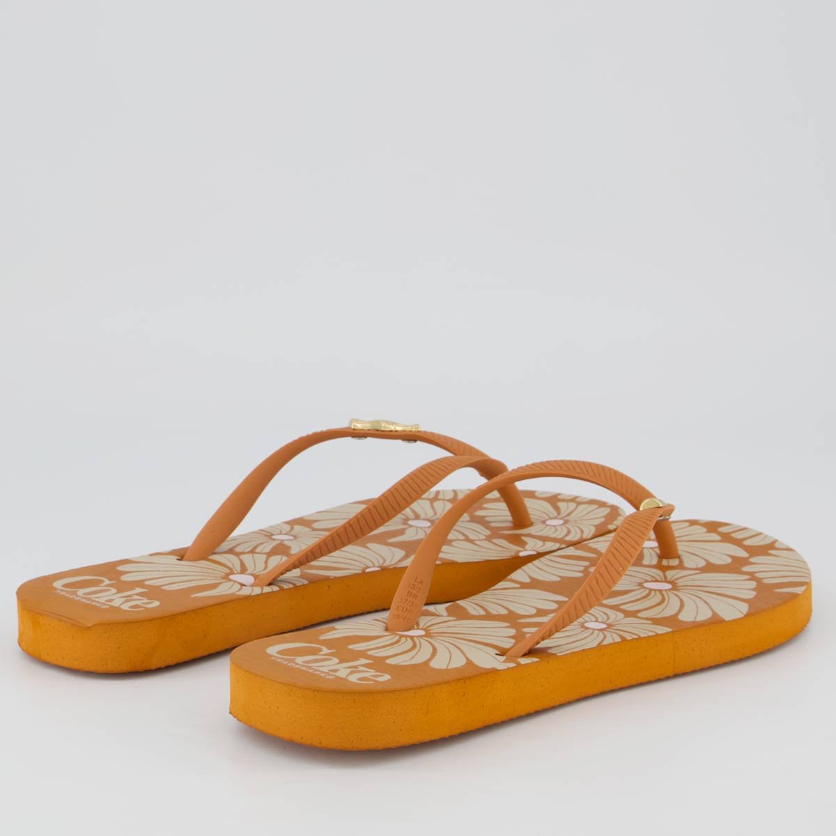 Chinelo Coca Cola Renny Feminino Marrom Marrom 4