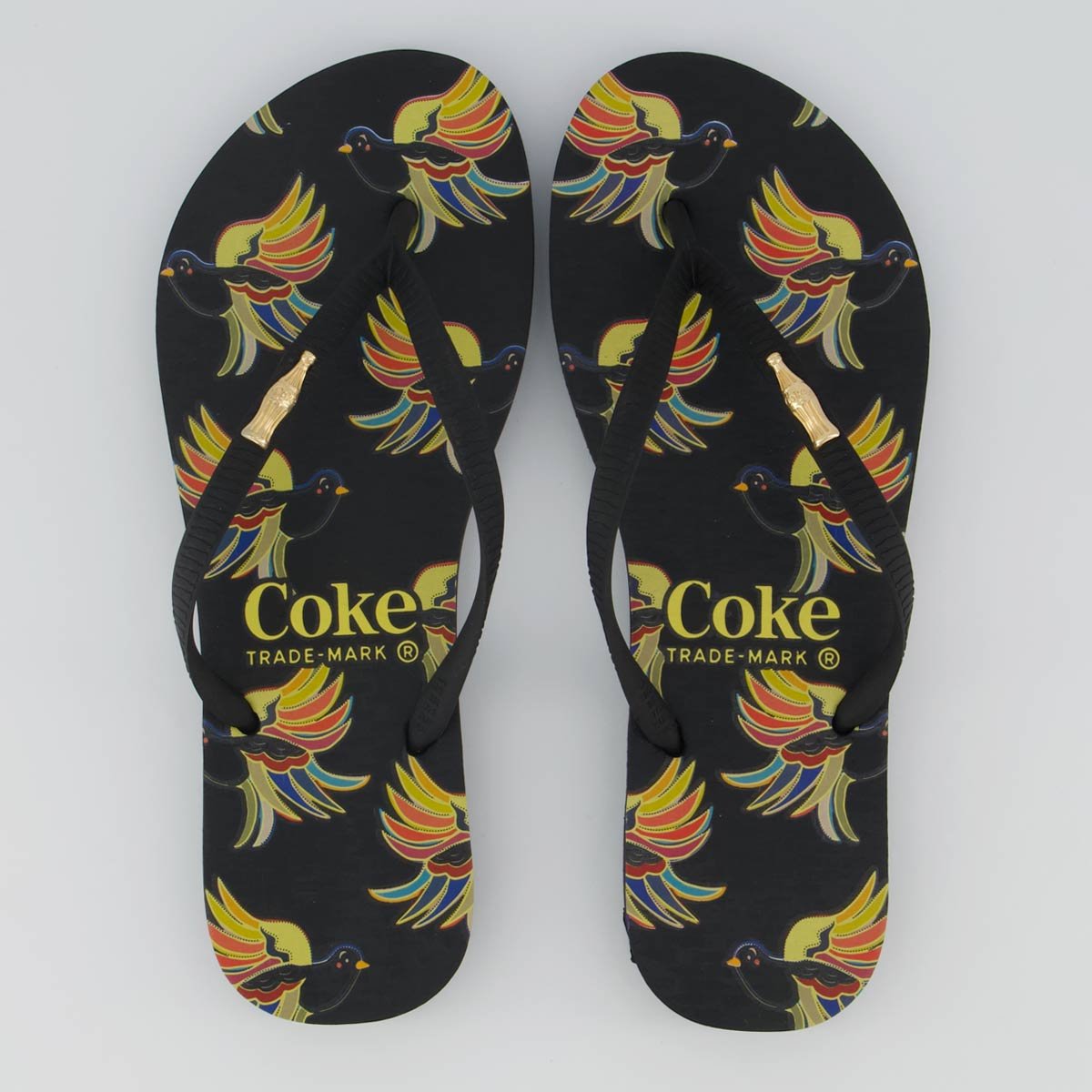 Chinelo Coca Cola Felida Feminino Preto