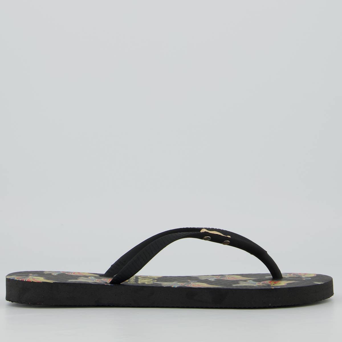 Chinelo Coca Cola Felida Feminino Preto Preto 2