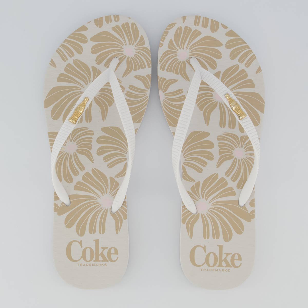 Chinelo Coca Cola Renny Feminino Branco