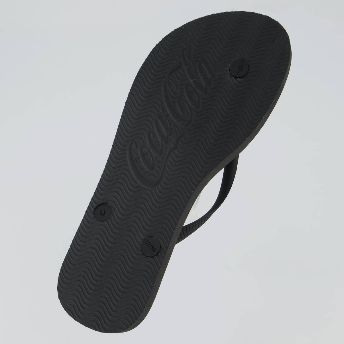 Chinelo Coca Cola Fly Bloom Feminino Preto Preto 5