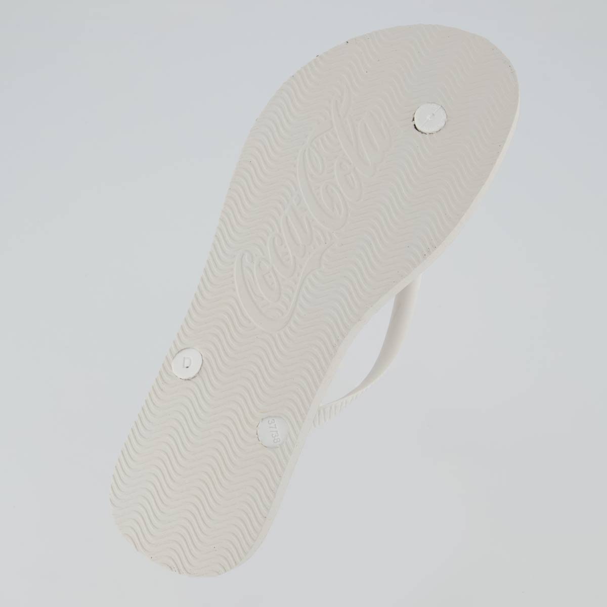 Chinelo Coca Cola Felida Feminino Branco Branco 5