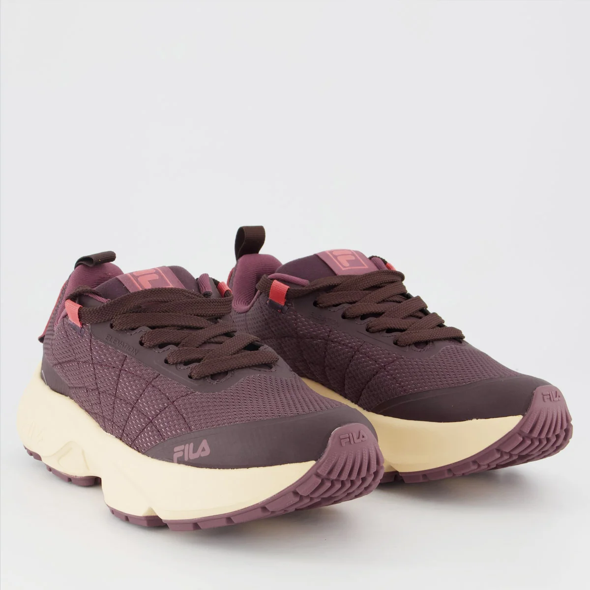 Tenis Fila Elevation Feminino Bordô Bordô 2