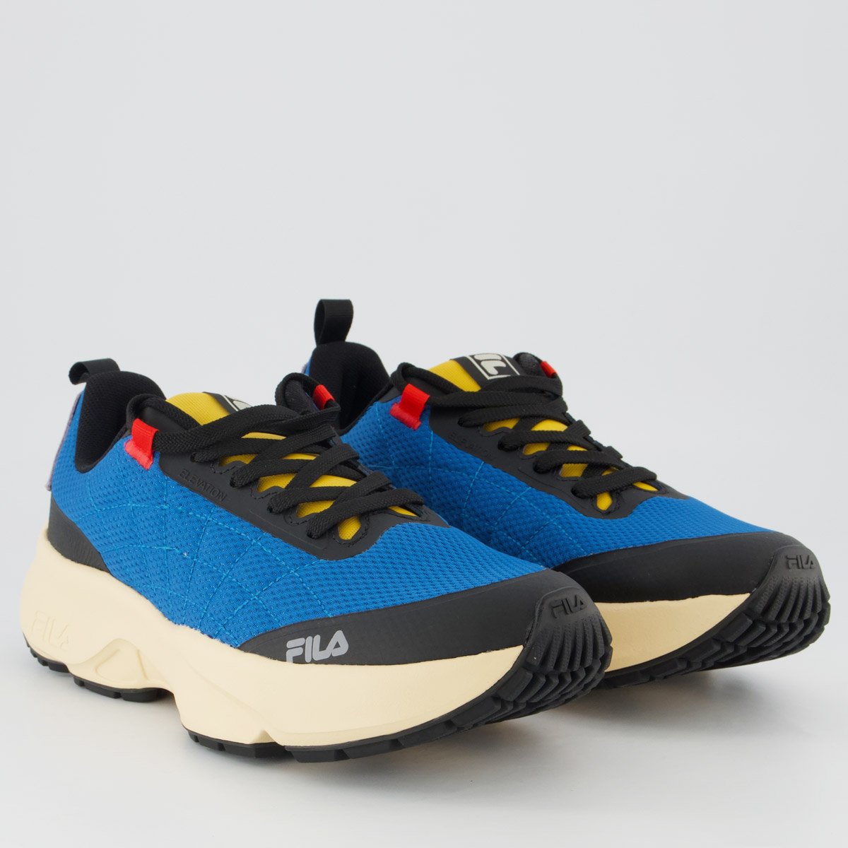 Tenis Fila Elevation Preto e Azul Preto/Azul 2