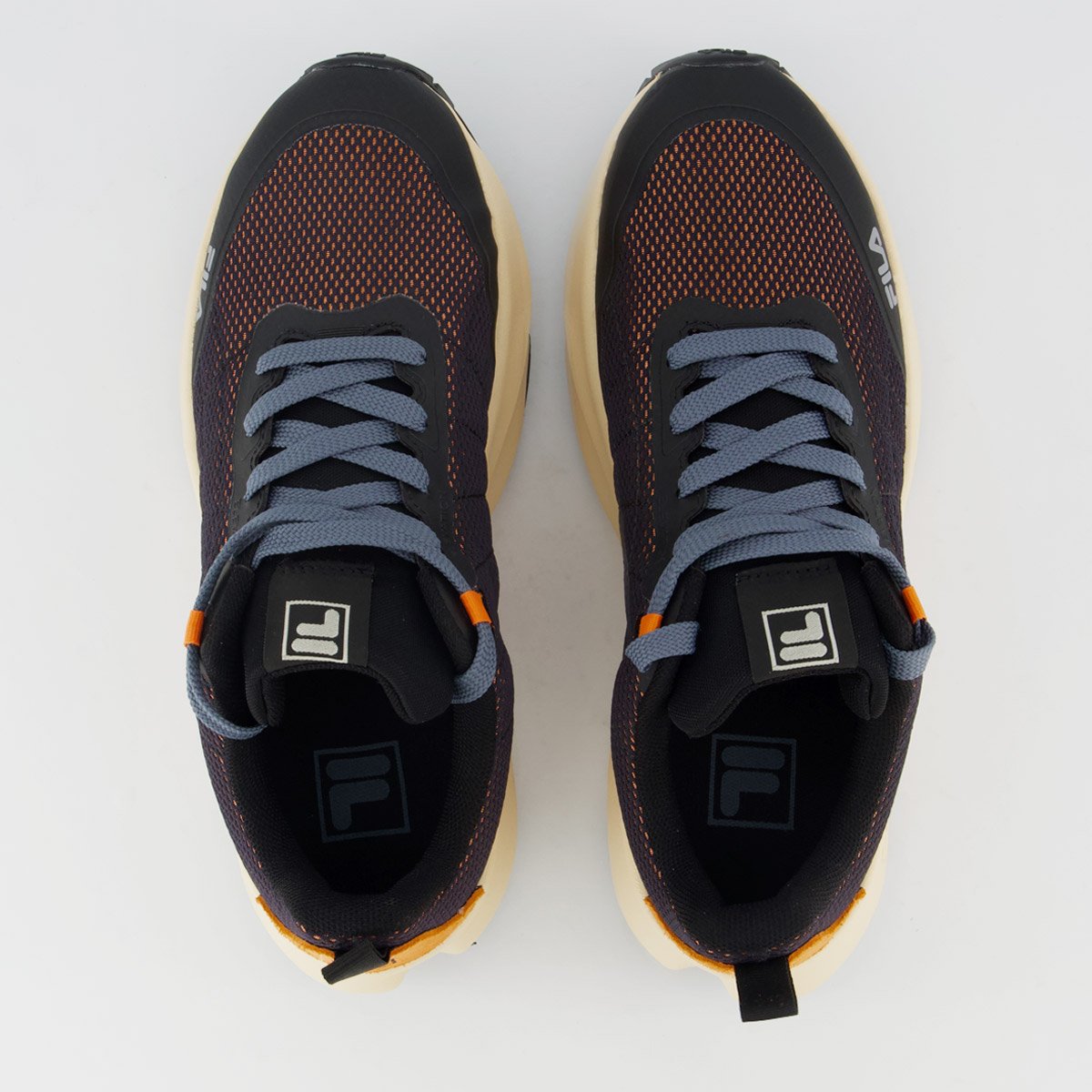 Tenis Fila Elevation Preto e Laranja Preto/Laranja 4