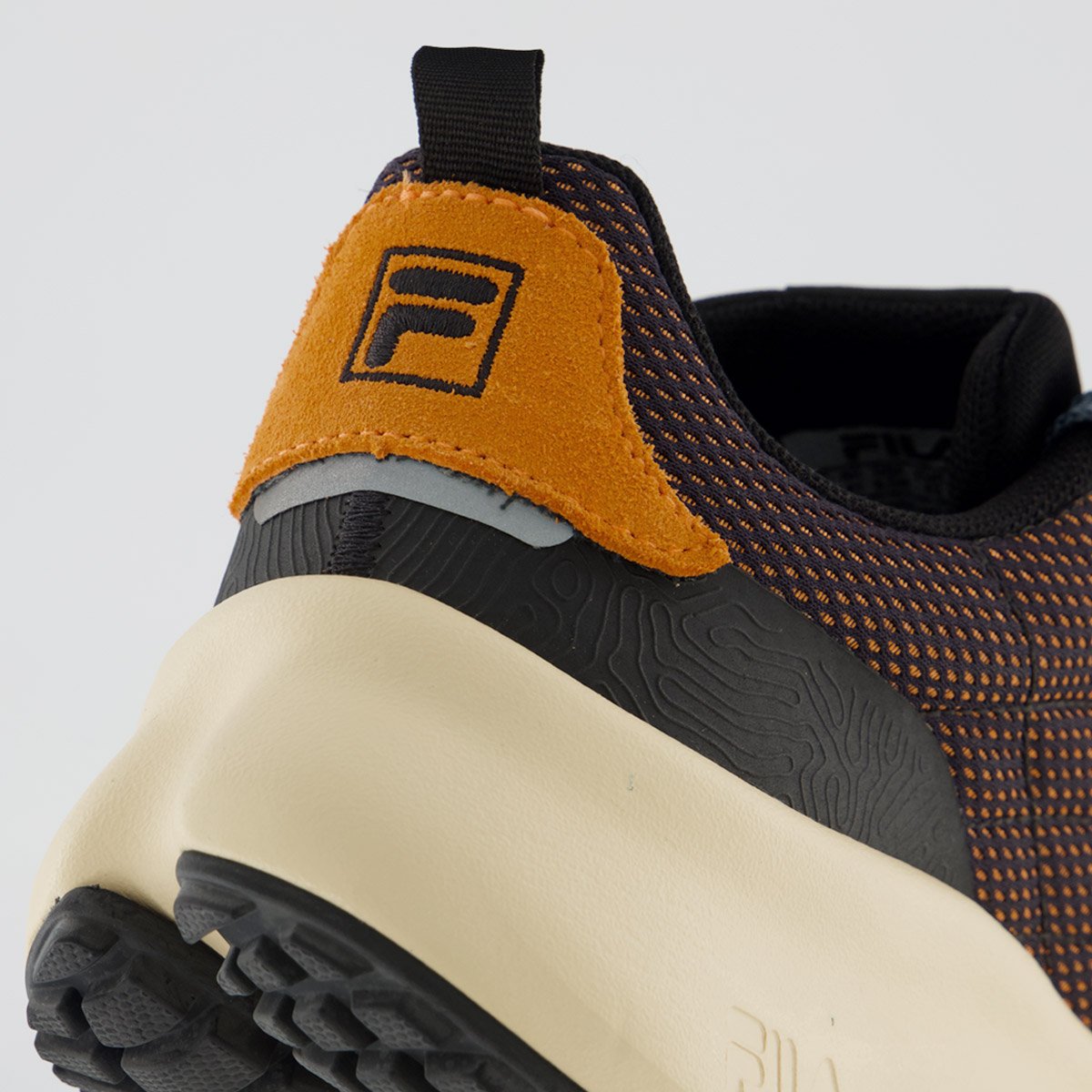 Tenis Fila Elevation Preto e Laranja Preto/Laranja 6