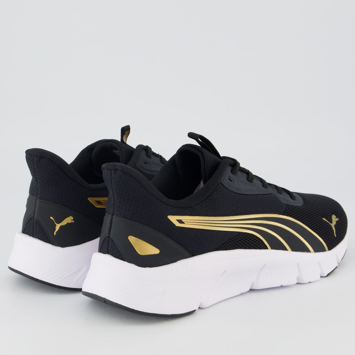 Tênis Puma Flexfocus Lite Modern Feminino Preto e Amarelo Preto/Amarelo 3