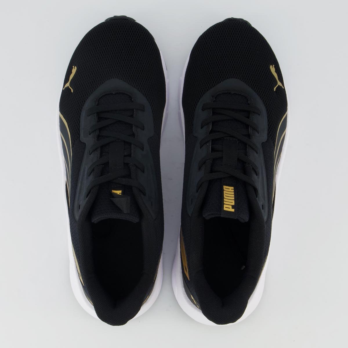 Tênis Puma Flexfocus Lite Modern Feminino Preto e Amarelo Preto/Amarelo 4