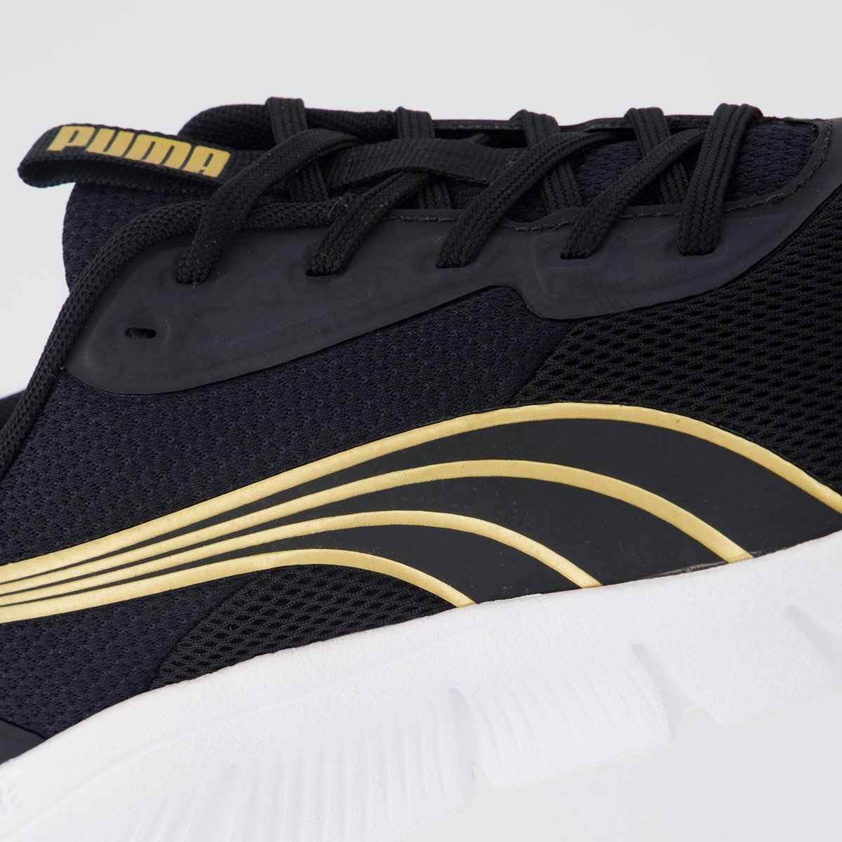 Tênis Puma Flexfocus Lite Modern Feminino Preto e Amarelo Preto/Amarelo 7