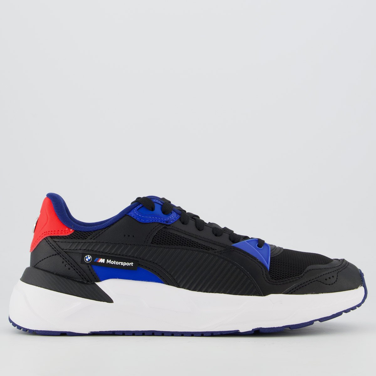 Tênis Puma BMW MMS Trinity 2 Preto e Azul Preto/Azul 3
